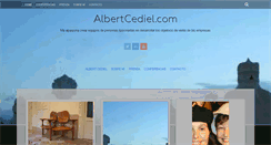 Desktop Screenshot of albertcediel.com