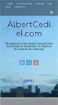 Mobile Screenshot of albertcediel.com