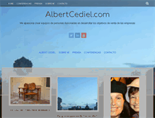 Tablet Screenshot of albertcediel.com